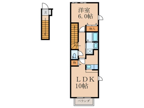 サンフラワ－アベニュ－Ｃ棟の物件間取画像